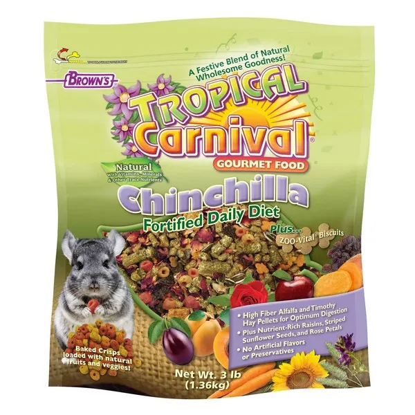 3 Lb F.M. Brown Tropical Carnival Natural Chinchilla - Health/First Aid